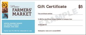 gift certificate